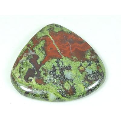 36X38X04 MM Natural Dragon Jasper Pear Shape Cabochon Loose Gemstone 58Cts. SY-501