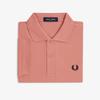 [M6000] Plain Fred Perry Shirt - Putty Pink/Navy Afpm2516000-Y71