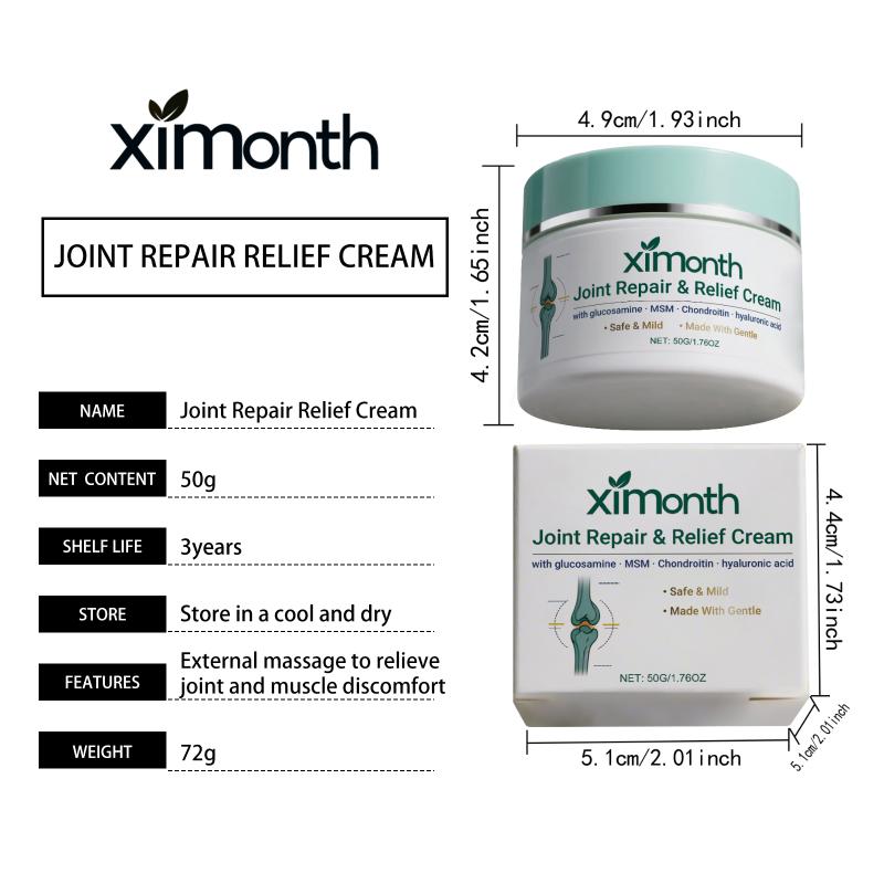50G Joint Repair Relief Cream Joint Care Cream Gentle Formula Daily Massage To Nourish And Care For Joints