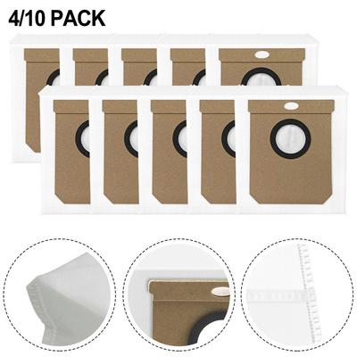 For Conga Z100 20000Pa Vacuum Cleaner 4/10pcs Vacuum Cleaner Replacement Bags 3.5L Large Capacity Automatic Emptying