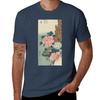 Peacock And Peonies Japanese Woodblock Print Tshirt Funny T Shirts Cotton Unisex T Shirt Heavy Cotton Tshirt