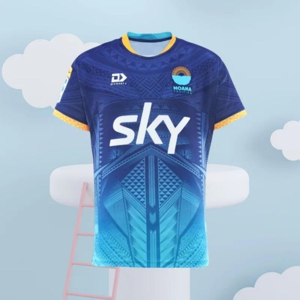 

Summer men s rugby jersey Moana Pasifika print pattern sports breathable round neck T-shirt outdoor casual training top 6XL