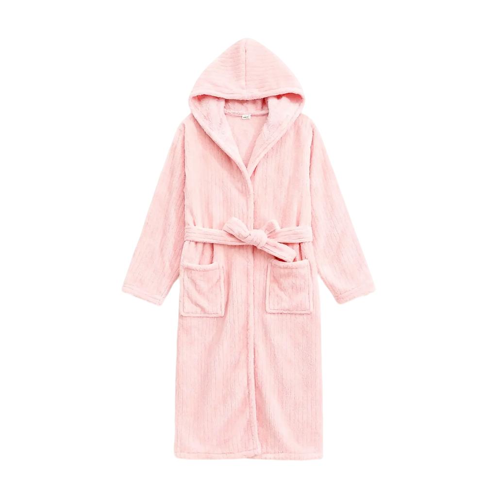 Multi-color Coral Fleece Bathrobes For Adults