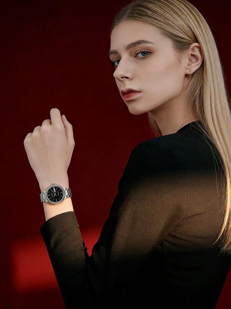 Casio Men's Quartz Watch, Featuring Round Dial Stainless Steel Strap, In Business Style Daily Wear. Models: -1B / Excellent Christmas. LTP-V006D