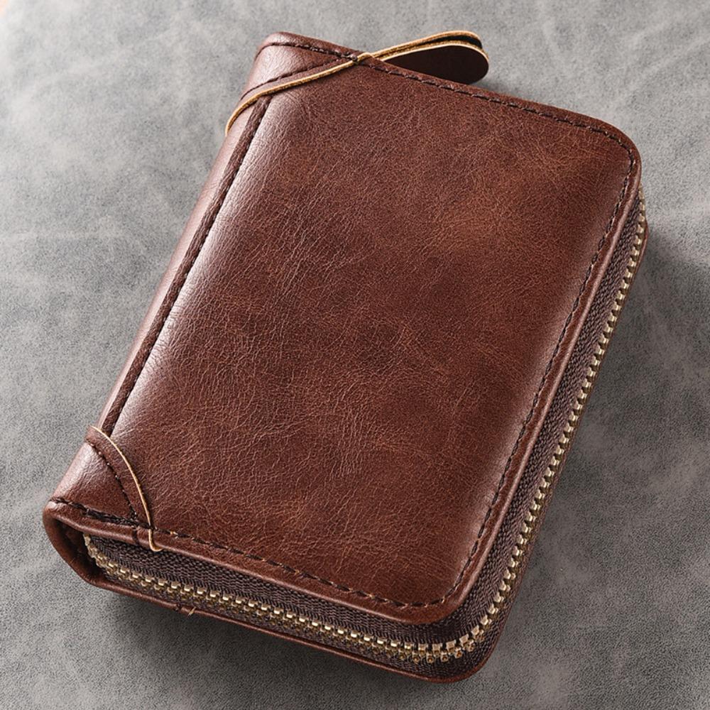 Card Bag Men's Anti-degaussing Theft Certificate Card Bag Small Multi-card Organ Card Clip Large Capacity Women's Bank Card Holder