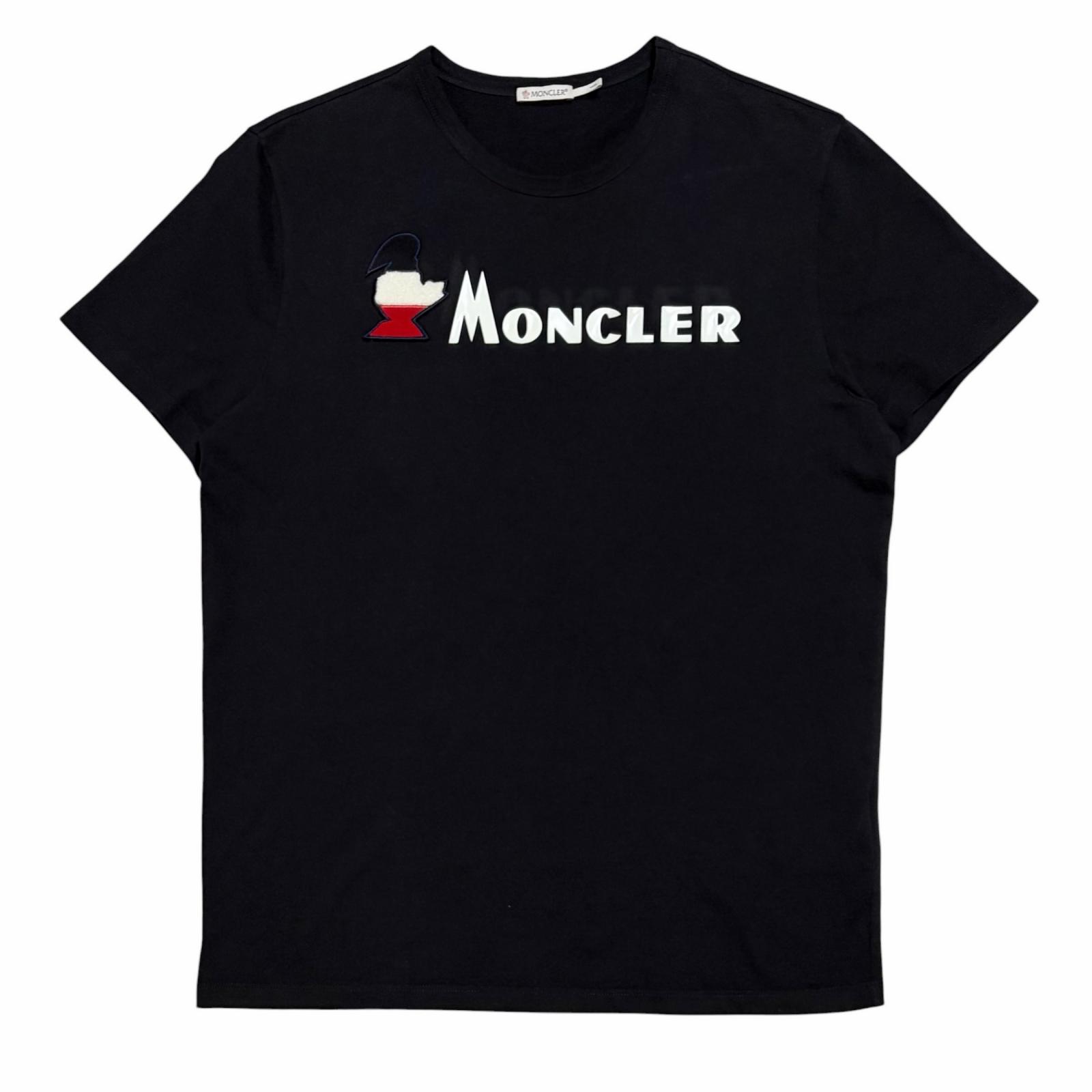 MONCLER T-Shirt Black Men s Size XL Model E109180418508390T