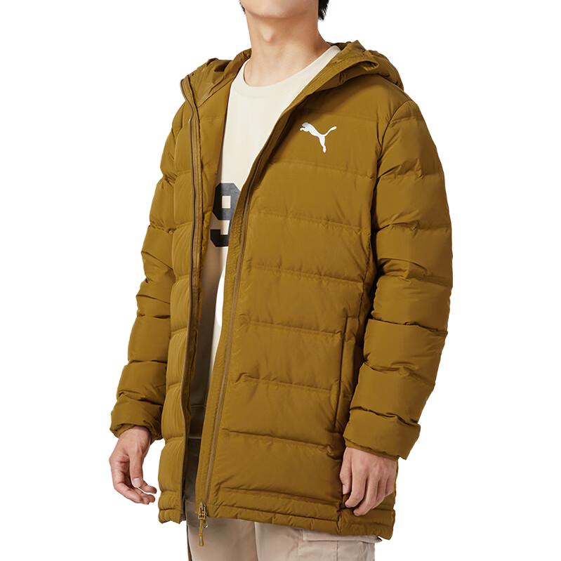 PUMA Jackets Men's Brown Hooded Moderate Other 586371-61