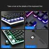 Gaming Keyboard Set Game Combination RGB Lighting USB Wired Gaming Keyboard And Keyboard And Set