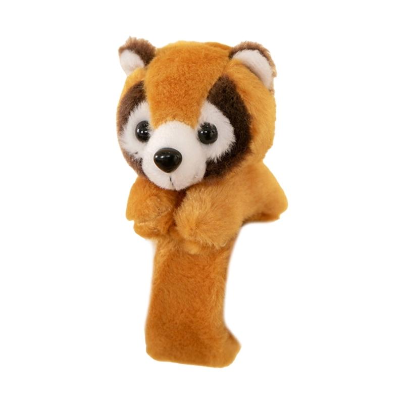 Stuffed Animal Slap Bracelet Plush Wristband Snap Wrist Band Creative Fashionable Bracelet Jewelry for Kids Party Gift