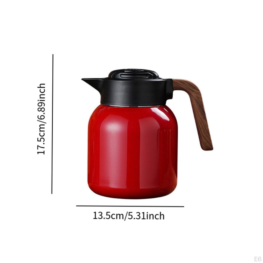 1200ml Coffee Carafe for Beverages, Portable Insulated Container Kitchen And Travel