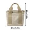 New Hot Fashion Women Large Capacity Multi-pocket Handbag Canvas Tote Bags Daily Zipper
