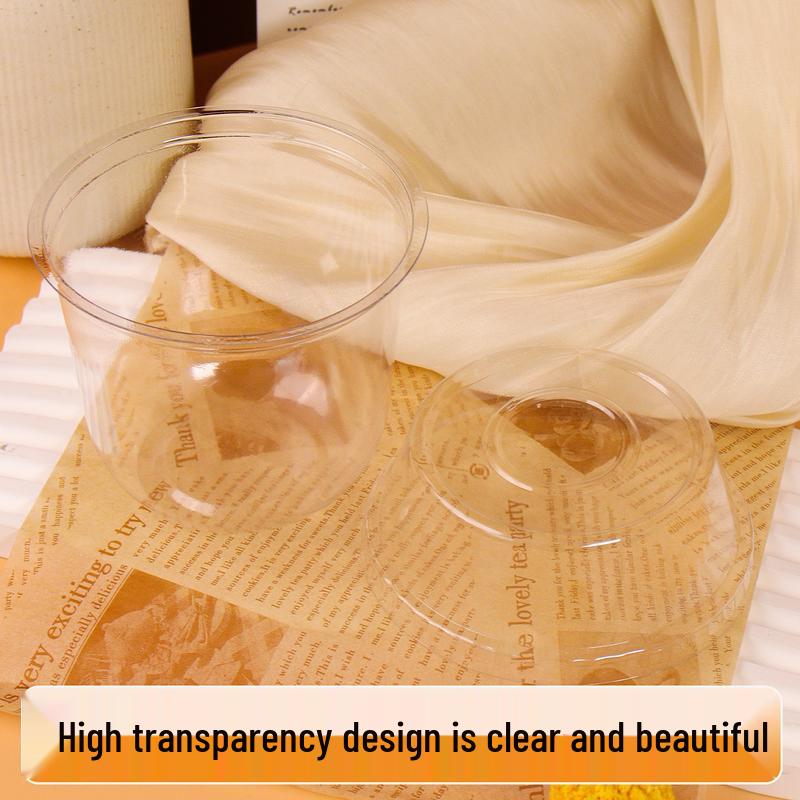 Disposable Dessert & Beverage Cup with Lid