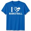 I Love Basketball Sports Fan Tee Unisex Unisex Graphic Unisex TShirt