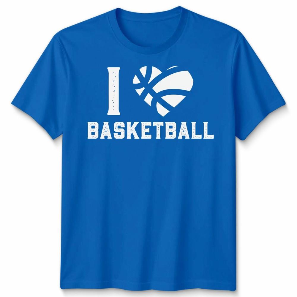 I Love Basketball Sports Fan Tee Unisex Unisex Graphic Unisex TShirt