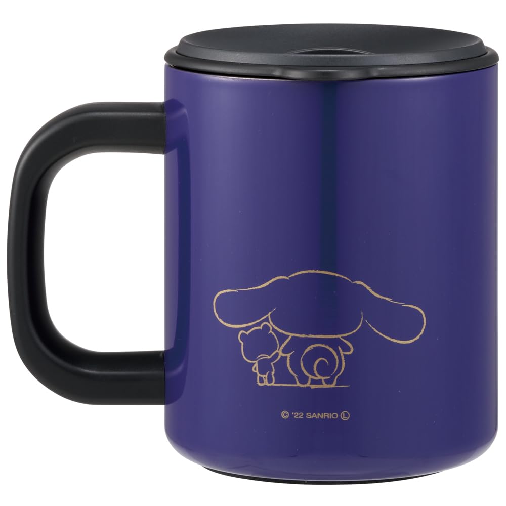 Skater Stainless Steel Mug with Vacuum Double Cinnamoroll and Sanrio Lid, Insulated, Walled, Design, 330ml, STMG4N-A