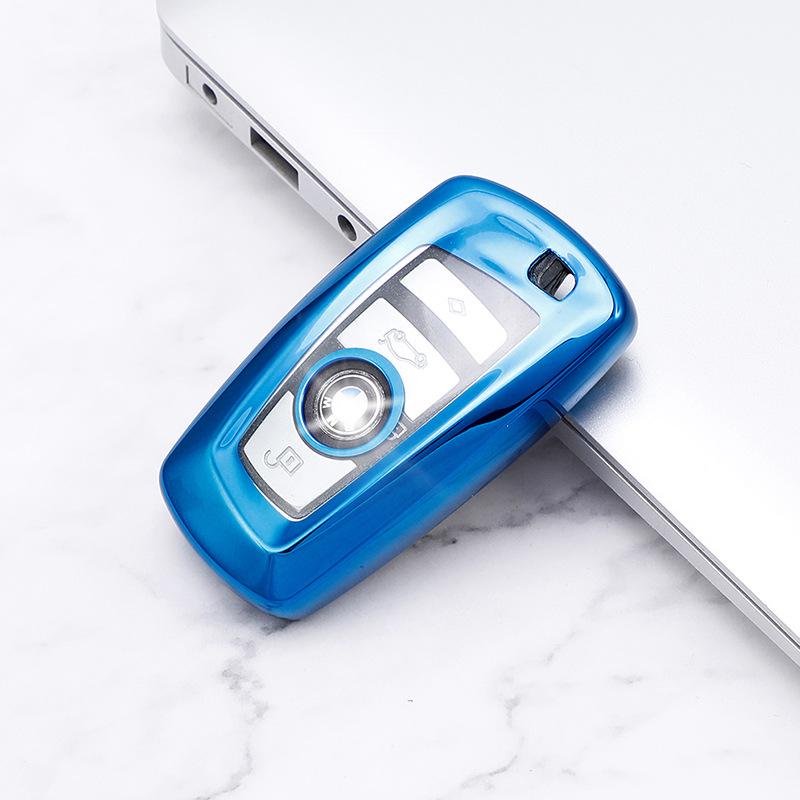 BMW 5 Series 7-Button Key Fob Protective Case and Buckle 520/525 525Li Car Accessories