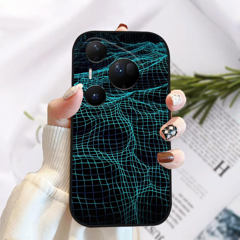 Phone Case For Huawei Pura 80 Ultra Pretty Stylish Painting Soft TPU Silicone Shockproof Cover For Huawei Pura80Ultra Fundas
