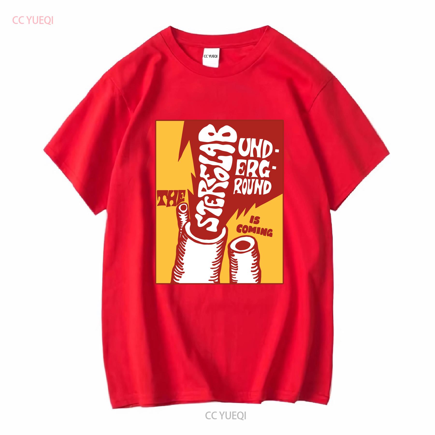 90S DEADSTOCK STEREOLAB T SHIRT FOR MEN AND WOMEN U2602 vintage Washed streetwear graphic Soft Unisex Slightly fashion S