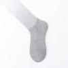 Breathable Organic Bamboo Cotton Socks Manufacturers Compression Sports Terry Socks  Solid Pure Black Seamless Socks
