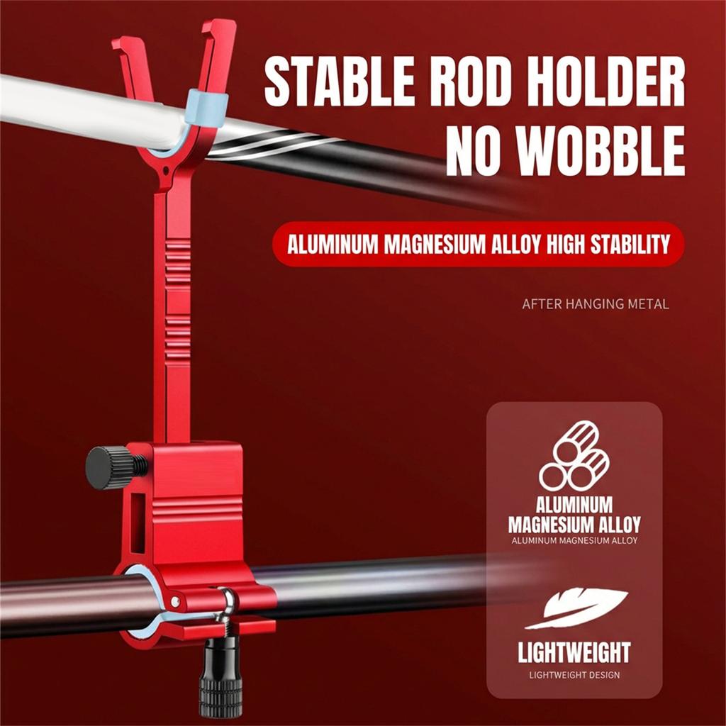 Fishing-Rod Holder Anti-Slip Support Accessories For Big Fish Rods Durable And Portable