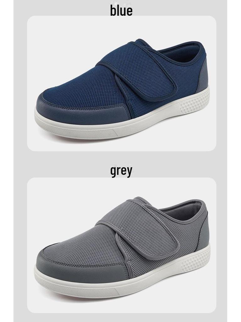 Wide Non-Slip Walking Shoes for Swollen Feet & Hallux Valgus