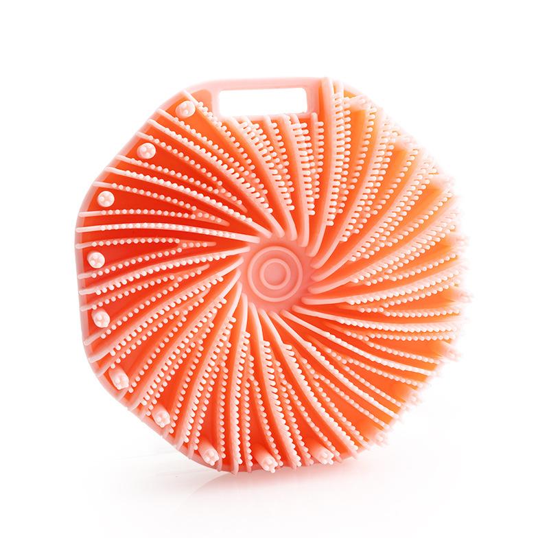 Silicone Tornado Bath Brush Multifunctional Massage Back Scrubber Soft Cleansing Silicone Shower Brush
