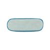 Hermès Bolide Crazy H Embroidered Pattern Palladium Metal Cotton Storage Bag Mini Unisex bags Teal Galette H103750MV05