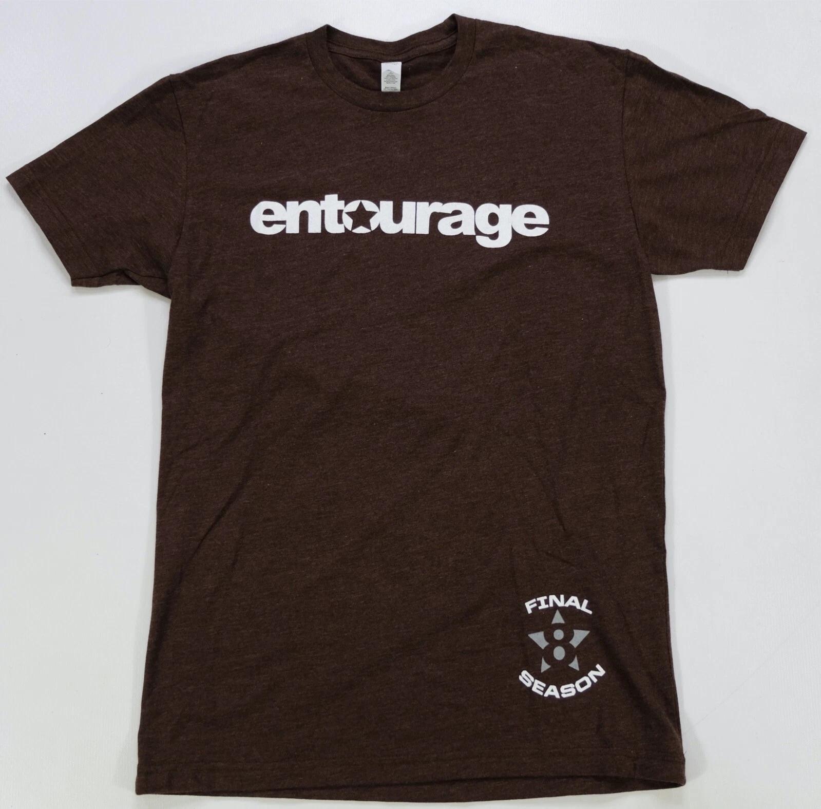 Rare VTG NEXT LEVEL Entourage 8th Season 2011 Final Season T Shirt HBO Brown S 4XL