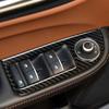 4Pcs Carbon Fiber Interior Window Control Cover Trim For Alfa Romeo Giulia
