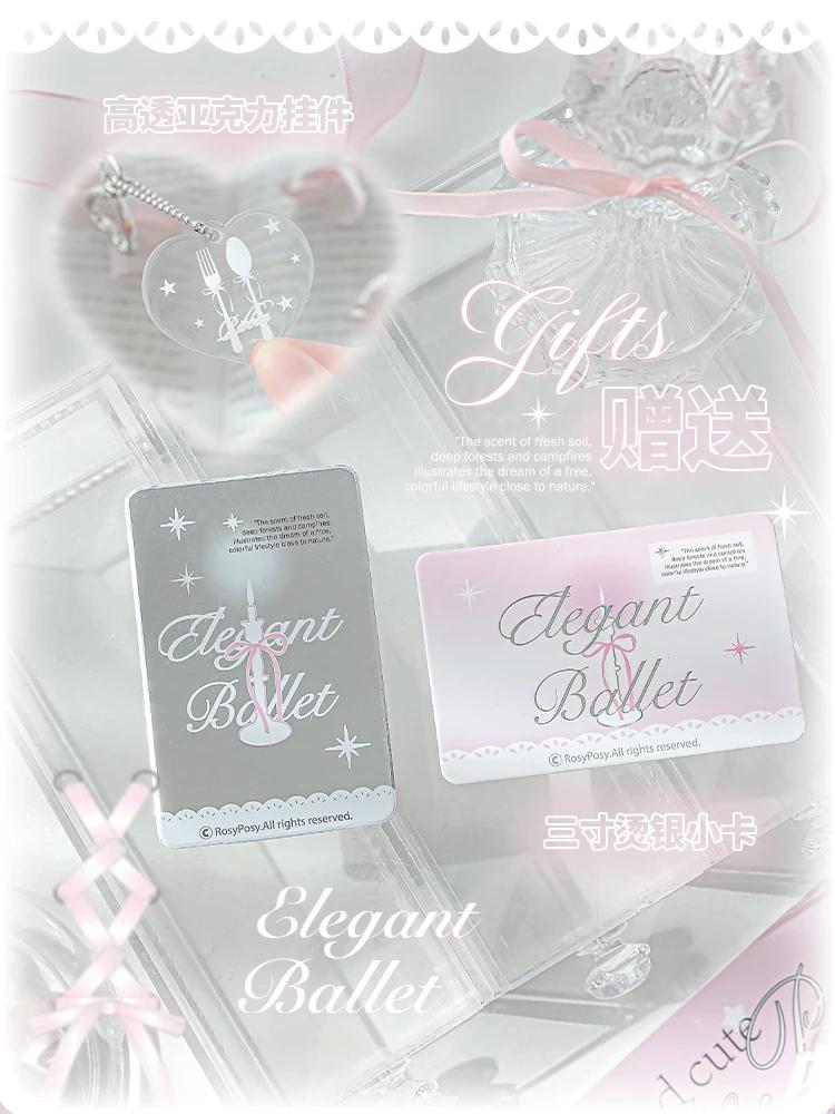 Ballet Ribbon Photocard Holder Kpop Silver PU Idol Photo Display Protector Sleeves Credit ID Cards Case Bag Keychain Pendant