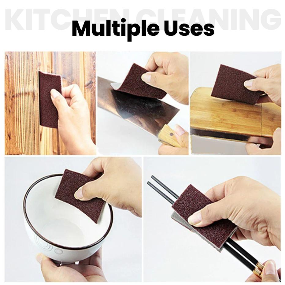 Magic Melamine Sponge Carborundum Kitchen Sponge Eraser for Pan Pot Dish Sponges Kitchen Utensils Household Cleaning Items