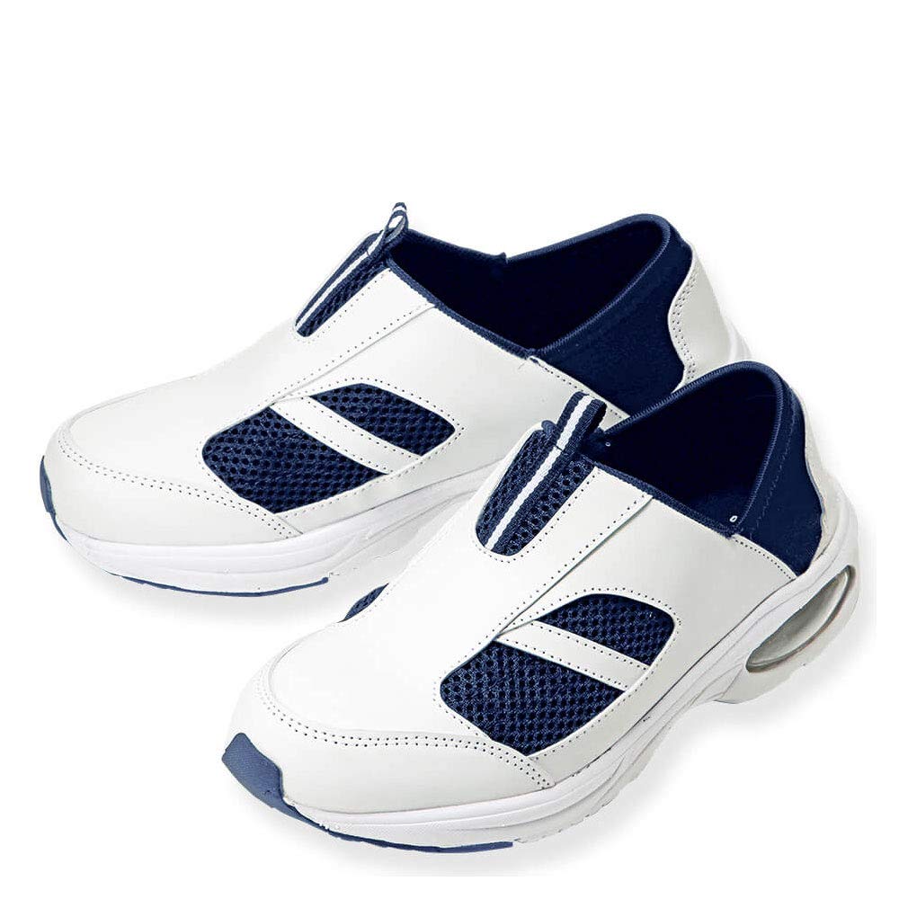 Nursery Deodorizing Cushion Shoes with Soft Size 206588A 2-Way Insoles, Lightweight, Unisex, 24.5, Navy,