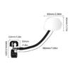 Universal Cycling Mirror Bells Compacts Bicycles Rearviews Safety Device With Bells Ergonomic Bike Handlebars Part