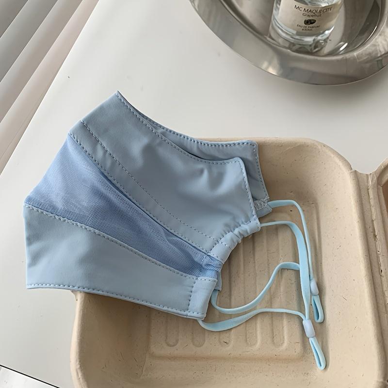 Sommer Sonnenschutzmasken für Damen Vollgesichtsbedeckung Atmungsaktiv Dünner Gesichtsschild, Verstellbar für Outdoor-Sommerbekleidung