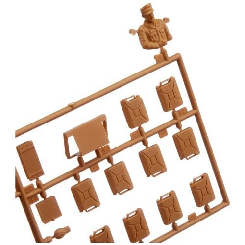 Tamiya 1/35 Military Miniature Series NO.268 German Army Radio Command Vehicle Funkwagen Plastic Model with Photo-Etched Parts 35268