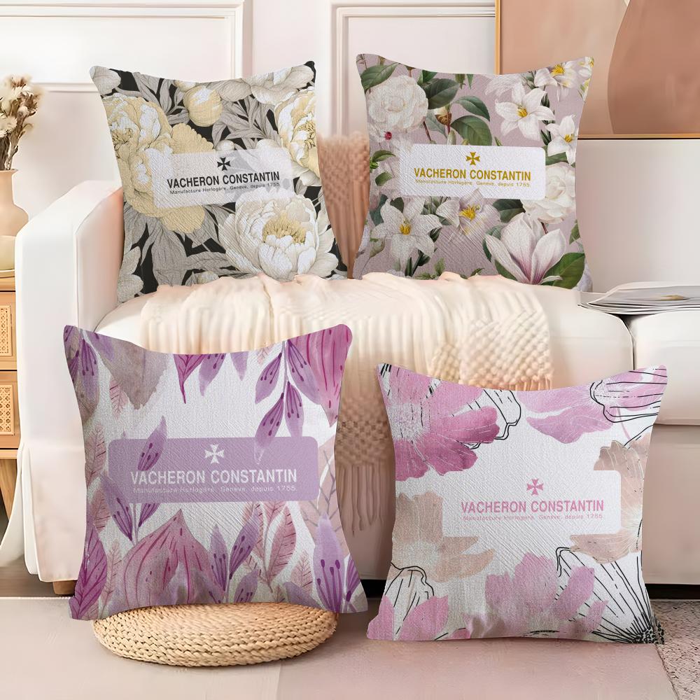 V-Vacherons C-Constantin Cushion Cover Soft Plush Fabric Double-Sided Printed Sofa Cushion Cover for All Seasons Home Decor Gift