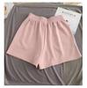 Summer Sports Shorts for Women, High Waisted Loose Fit Slimming Wide Leg Pants, Solid Color Casual Pants
