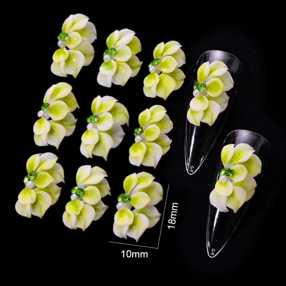 

5 шт., украшение для ногтей из акрила ручной работы, 3D-симуляция, резные детали для дизайна ногтей, AB Diamond Vivid Butterfly, украшение для ногтей