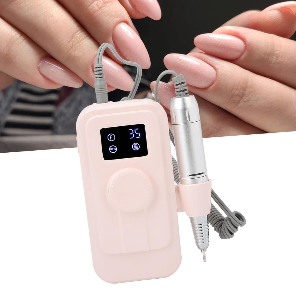 Electric Nail Drill NaMachine Portable Rechargble High Power Nail Art File Drill Kit