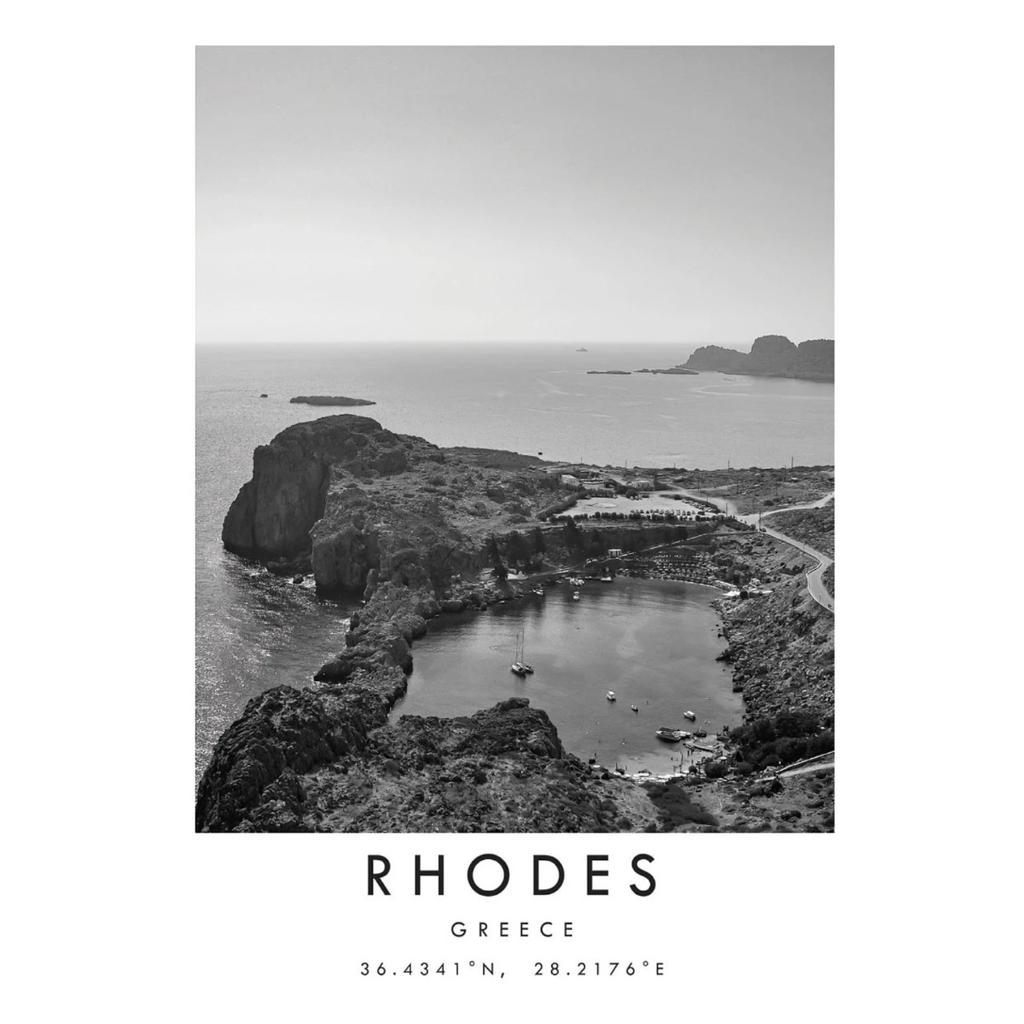 Famous Black and White Cities Verona Rome Punta Cana Florence Berlin Poster Travel Wall Art Canvas Painting Prints Home Decor