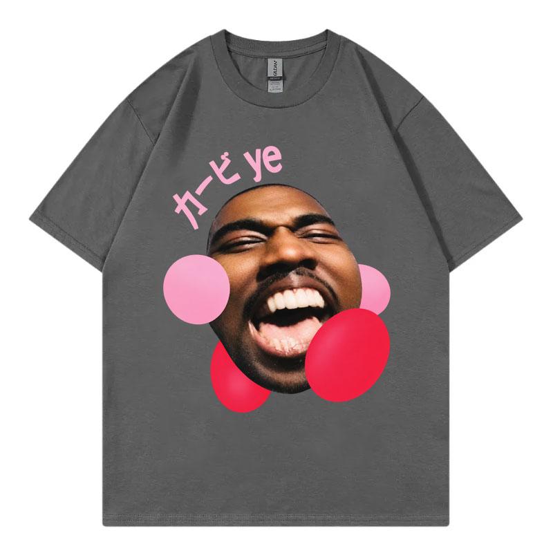 Rapper Kanye West Funny Meme Graphic T Shirts Unisex Unisex Hip Hop Vintage Short Sleeve TShirts Fashion Casual 100Cotton TShirt