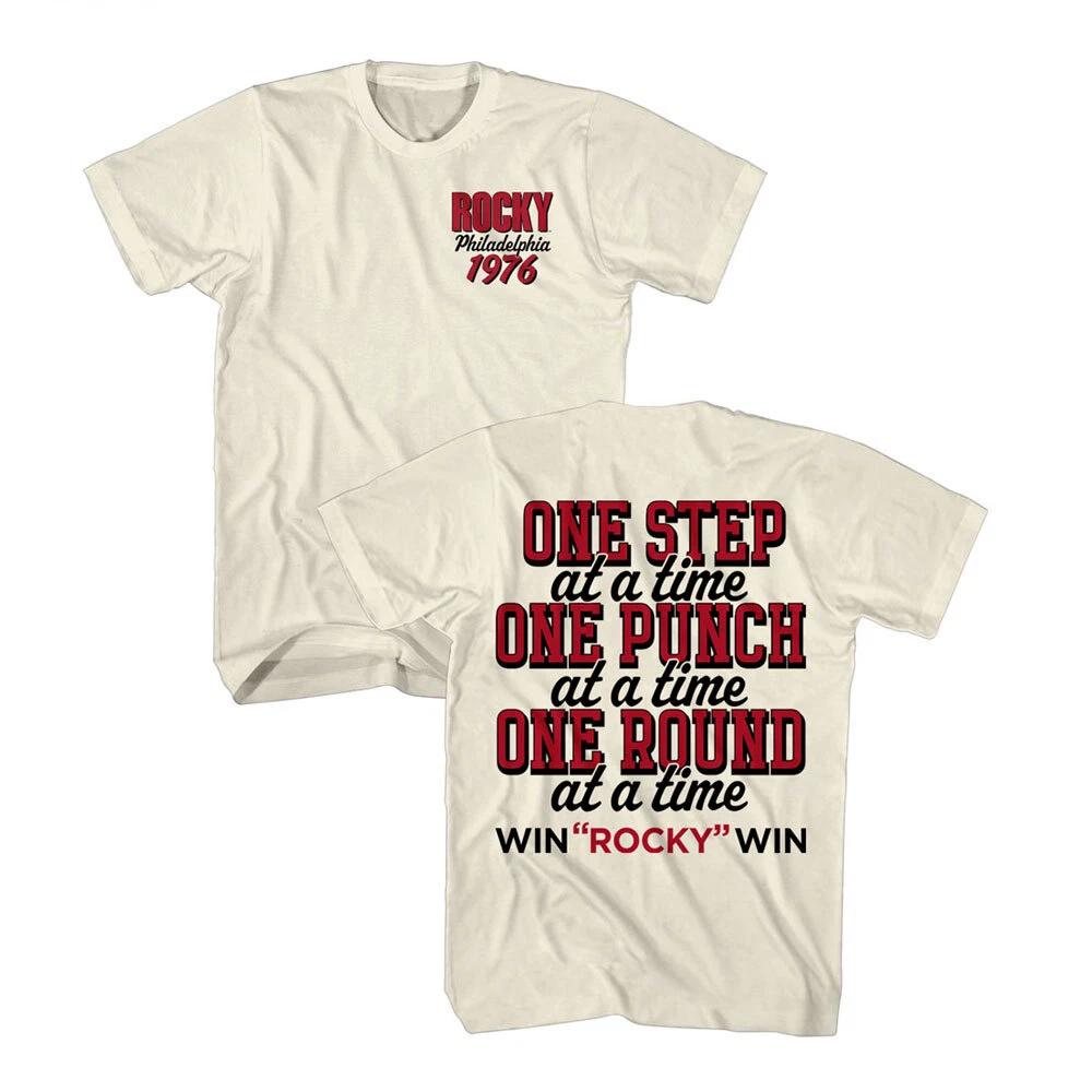 Rocky One Punch At A Time One Round At A Time Philadelphia 1976 Men s T Shirt S