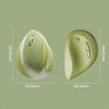 Ergonomic Vertical Bluetooth USB Dual Vertical 5DPI Compatible with Green Mouse, Wireless, & 2.4GHz Mode, Design, Quiet, Battery-Powered,