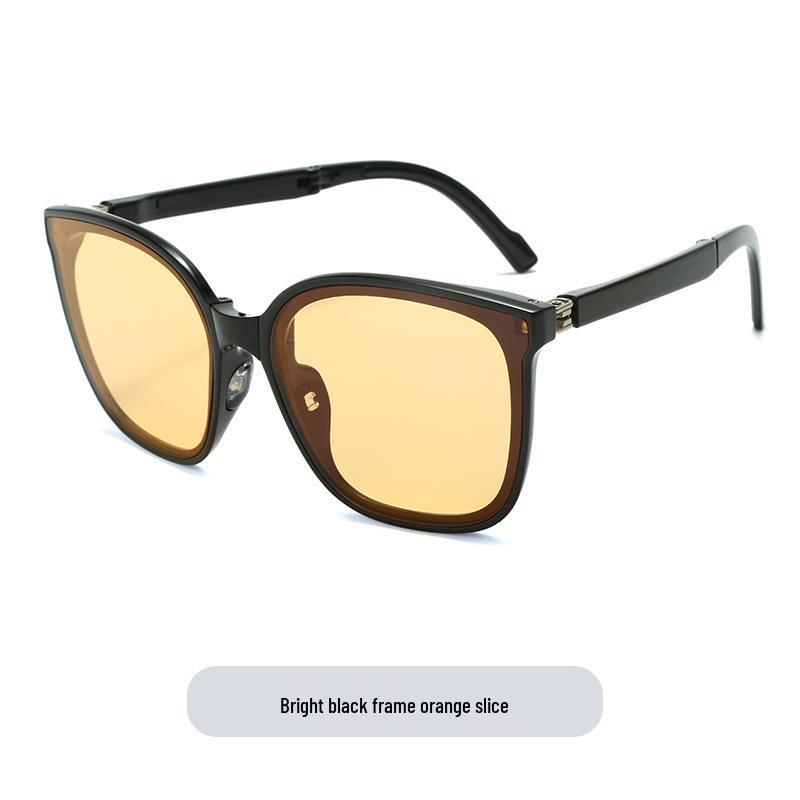 Stylish TR Polarized Folding Sunglasses - UV Protection for Outdoor and Street Wear