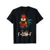 Taglie Europee F Caw F Gallo Uccello Divertente Fcawf Addomesticatore di Galline Fawk Off Maglietta _ Divertente Umorismo Sarcasmo Grafica Novità Tee