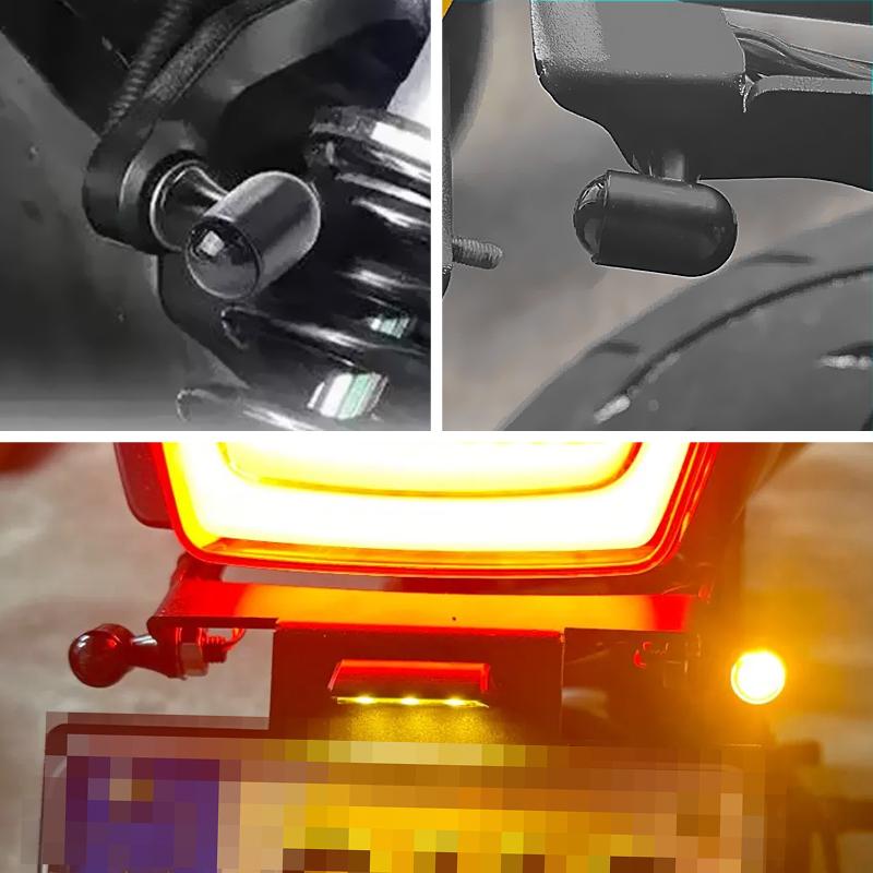 Motorcycle Turn Signal Light Indicator Blinker Lamp 8mm 12V Moto Led Turn Signal Lights For Honda For Yamaha For Cafe Racer