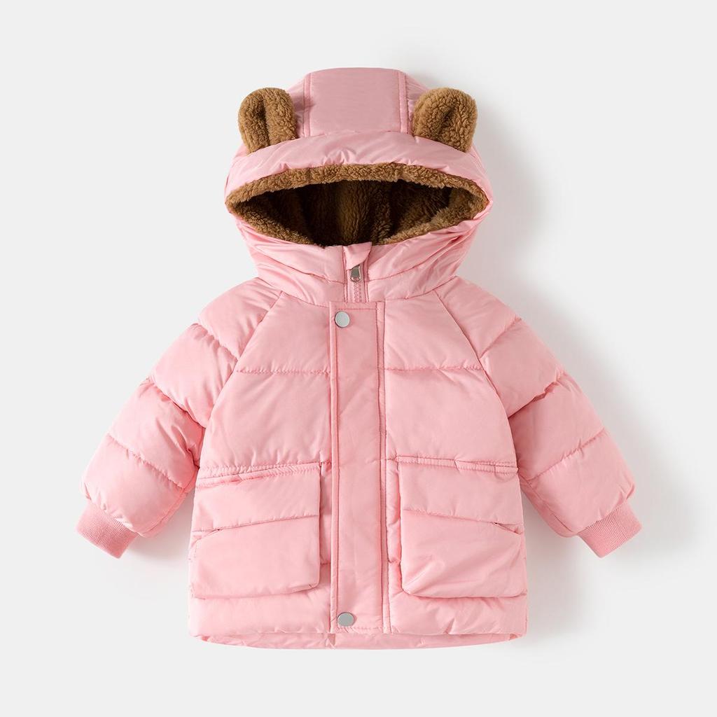 Stilvolle Koreanische Baumwolljacke für Kinder - Unisex Verdickte Herbst/Winterjacke 2025