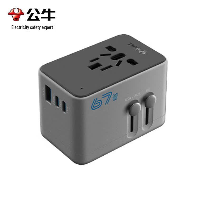 BULL 67W PD USB-C Multi-Country Travel Adapter CN plug (adapter included)