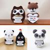 Crochet Ornament Office Desk Accessorie Crochet Figurine Decoration Handmade Woven Animals Kindergarten Decor Birthday Gifts