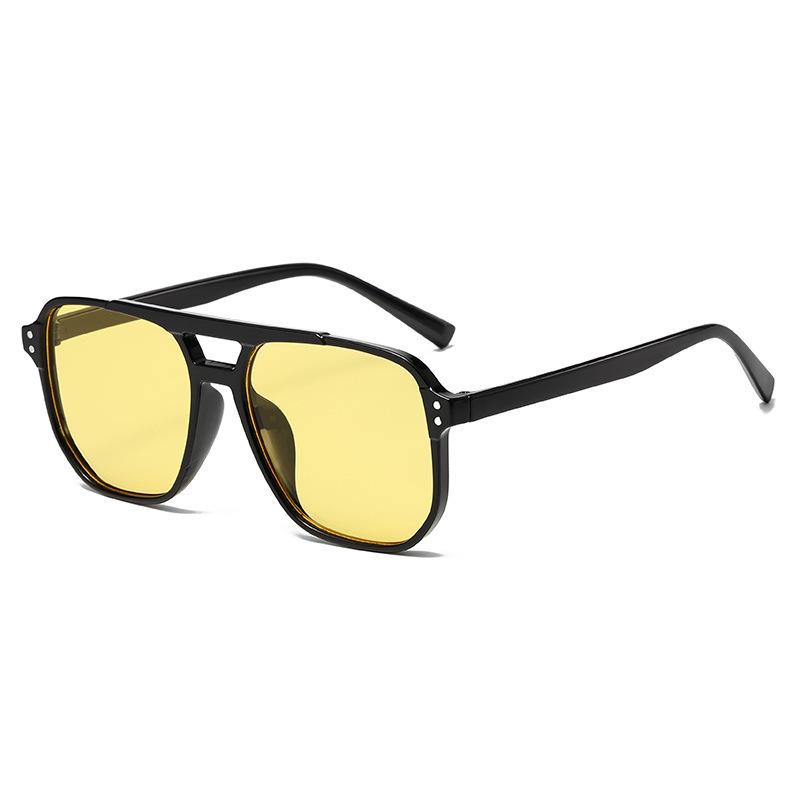 High-End Trend Double Bridge Aviator Sunglasses for Men and Women